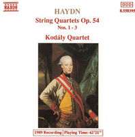 String Quartets Op 54, 1-3