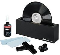 STUDEBAKER SB450 Vinyl LP Record Cleaning System with Cleaning Solution - Works with All Size Records 33/45/78 (Black)