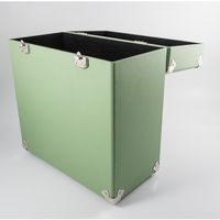 Gpo Swb18gre 12 In Vinyl Record Case Green (Grn)
