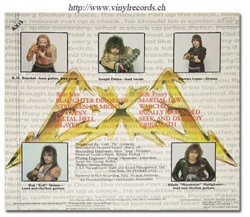E-X-E - Stricken By Might vinyl record cover