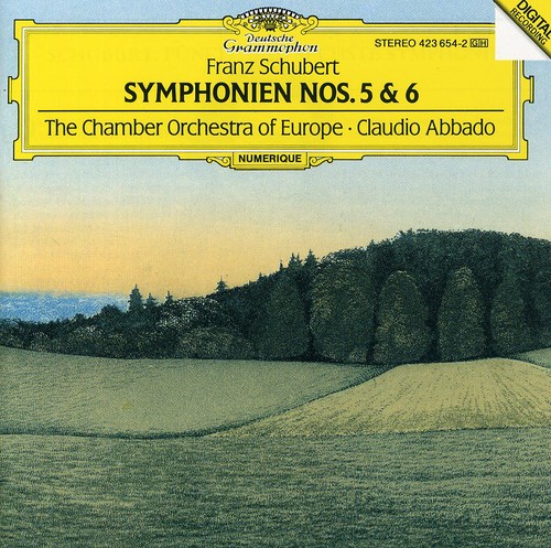 F. SCHUBERT - Symphonies 5 & 6 vinyl record cover
