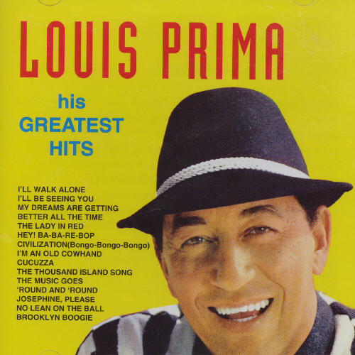 Louis Prima - His Greatest Hits vinyl record cover