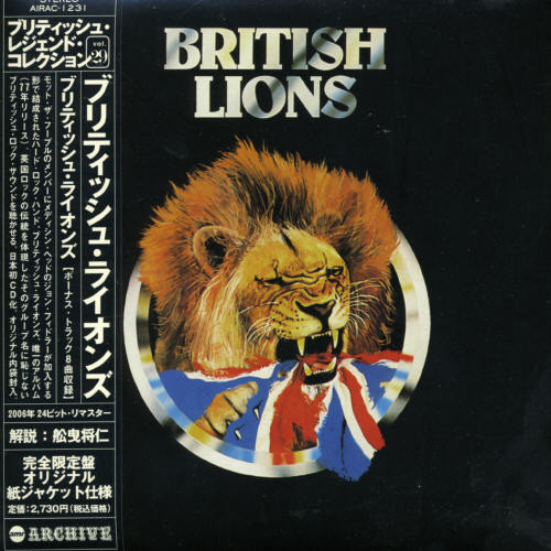 British Lions - British Lions (Roaring Edition) (Bonus Cd) vinyl record cover