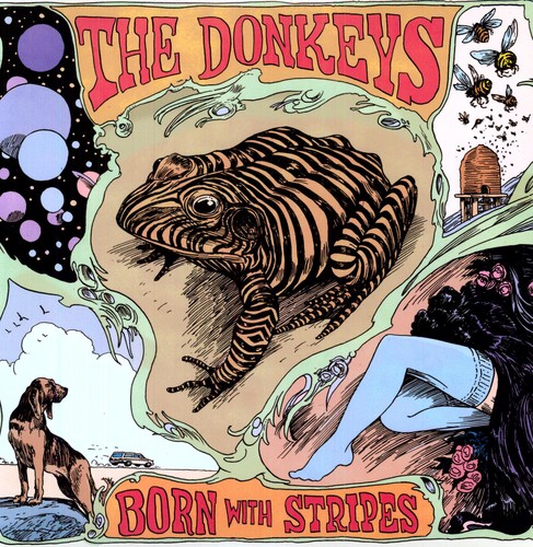 The Donkeys - Born with Stripes vinyl record cover