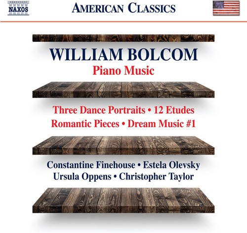 Bolcom / Oppens / Taylor - Music for Solo Piano vinyl record cover