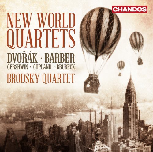 Brodsky Quartet - New World Quartets vinyl record cover