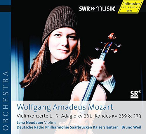 Mozart / Neudauer / Deutsche Radio Phil - VLN Cons 1-5 & Other Works for Orch vinyl record cover