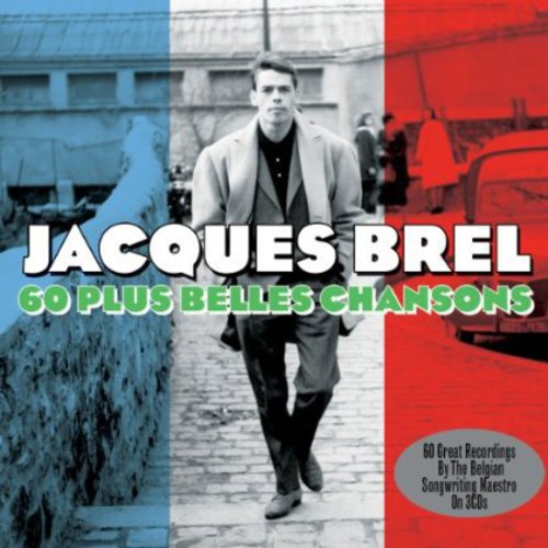 Jacques Brel - 60 Plus Belles Chansons vinyl record cover