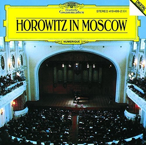 Vladimir Horowitz - Horowitz In Moscow vinyl record cover