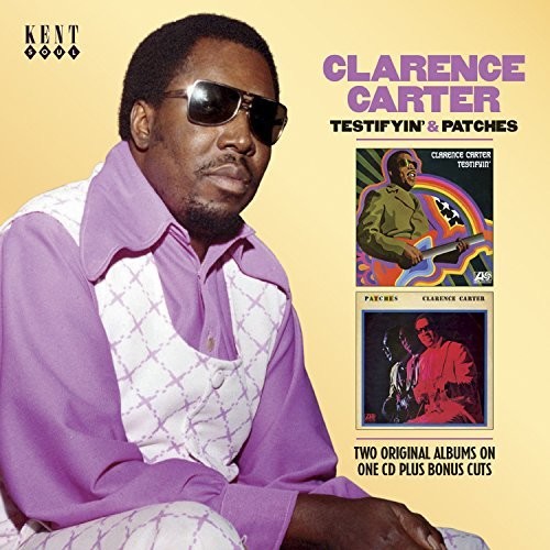 Clarence Carter - Testifyin & Patches vinyl record cover