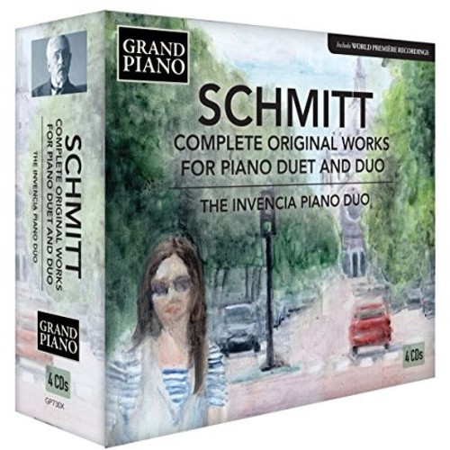 Schmidt / Invencia Piano Duo - Florent Schmidt: Complete Original Works for Piano Duet vinyl record cover