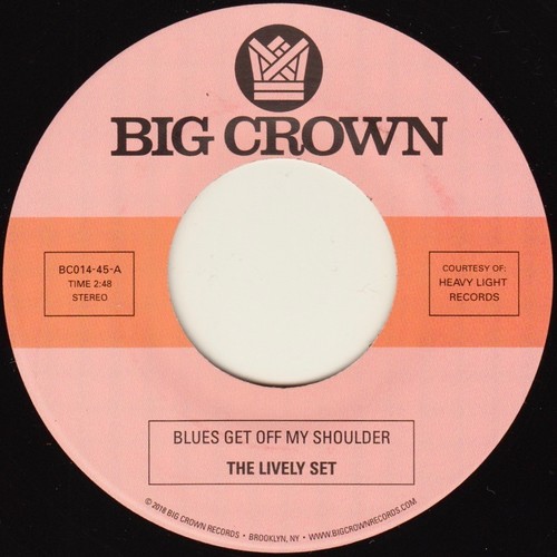 Lively Set / Three Dudes - Blues Get Off My Shoulder / I'm Begging You vinyl record cover