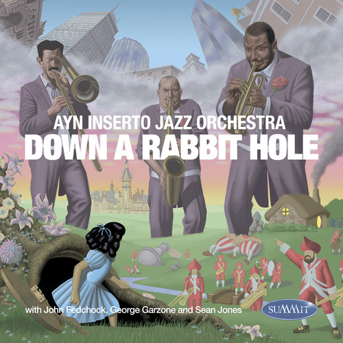 Ayn Inserto Jazz Orchestra - Down A Rabbit Hole vinyl record cover