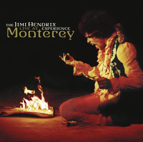 Jimi Hendrix - Live In Monterey vinyl record cover