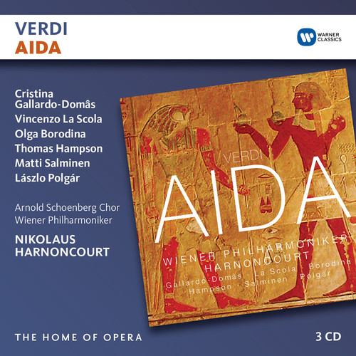Harnoncourt / Wiener Philharmoniker - Verdi: Aida vinyl record cover