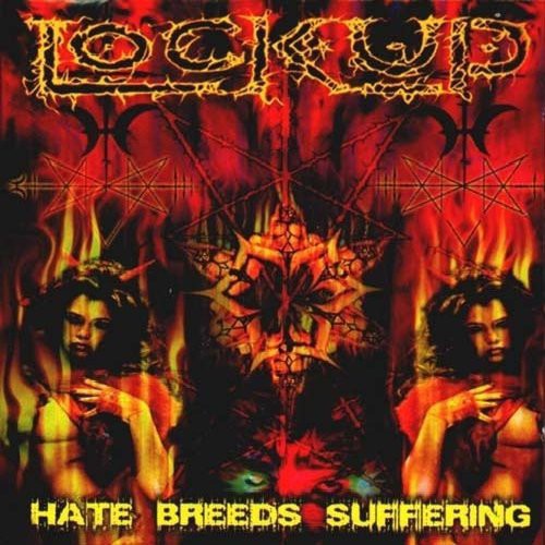 Lock Up - Hate Breeds Suffering vinyl record cover