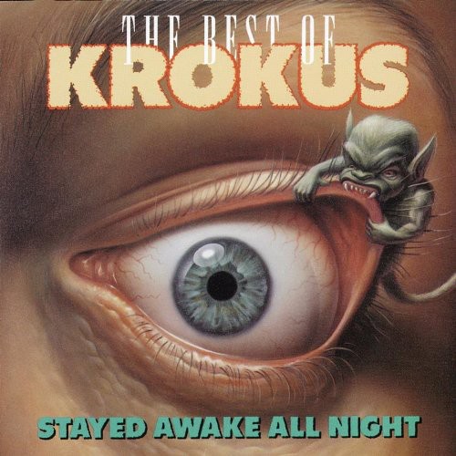 Krokus - Stayed Awake All Night: Best of Krokus vinyl record cover