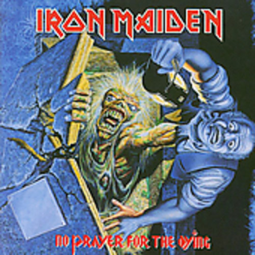 Iron Maiden - No Prayer For The Dying vinyl record cover