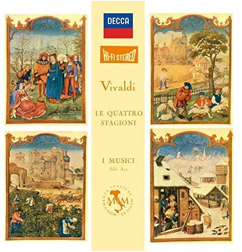 Vivaldi / I Musici - Vivaldi: Four Seasons (Uk) vinyl record cover