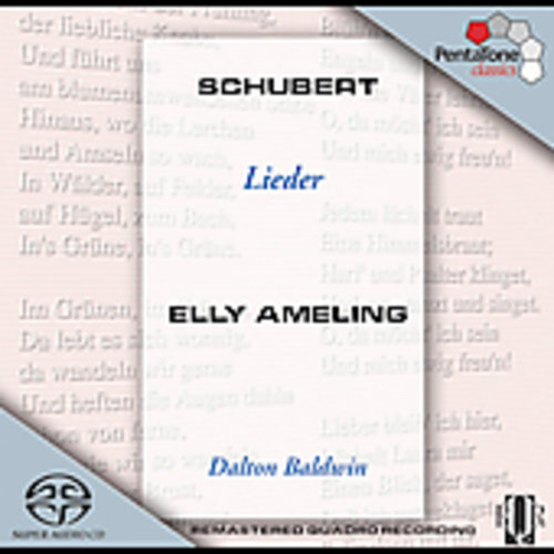 F. SCHUBERT - Lieder vinyl record cover