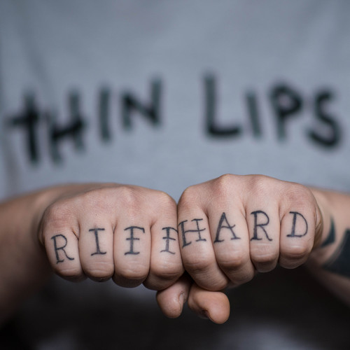 Thin Lips - Riff Hard vinyl record cover