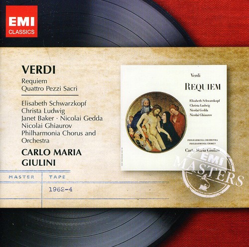 Carlo Maria Giulini - Requiem vinyl record cover