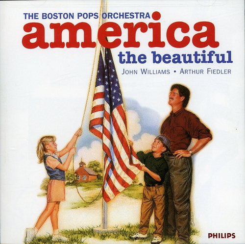 Boston Pops Orchestra, Boston Pops / Fiedler / Williams - America the Beautiful vinyl record cover