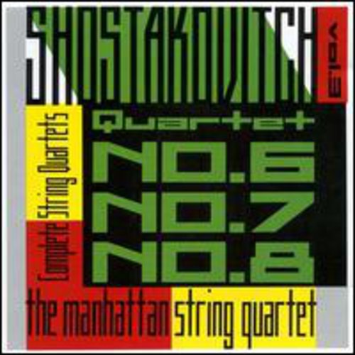 Shostakovich - String Quartets 3 vinyl record cover