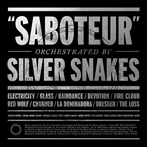 Silver Snakes - Saboteur vinyl record cover