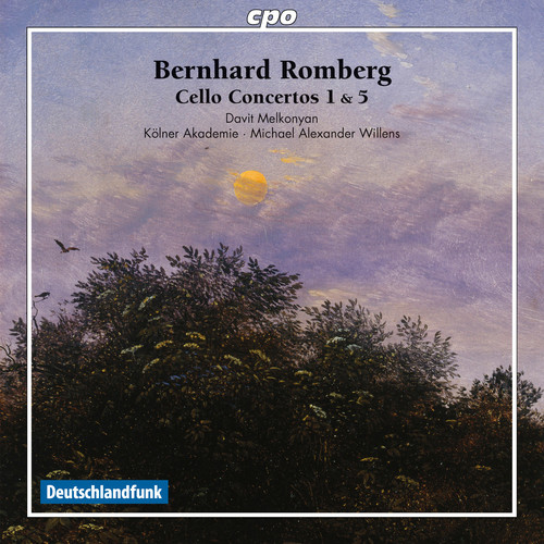 Romberg / Melkonyan / Akademie / Willens - Bernhard Romberg: Cello Concertos Nos. 1 & 5 vinyl record cover
