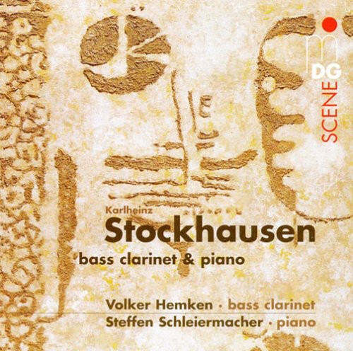 K. STOCKHAUSEN - Bass Clarinet & Piano vinyl record cover