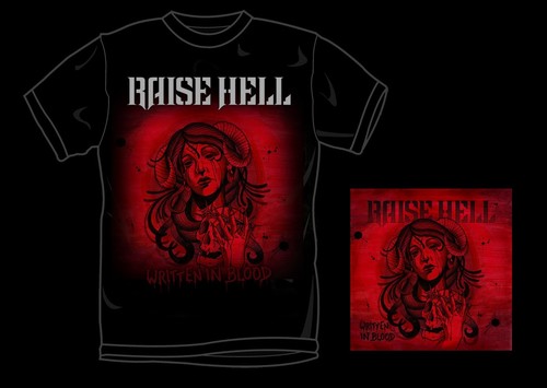 Raise Hell - Written In Blood vinyl record cover