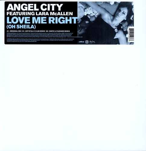 Angel City - Love Me Right (X3) vinyl record cover