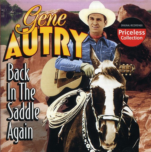 Gene Autry - Back In The Saddle Again vinyl record cover