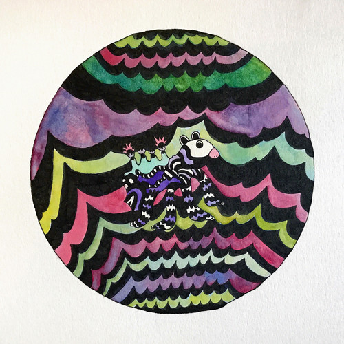 Angelo De Augustine - Swim Inside The Moon vinyl record cover