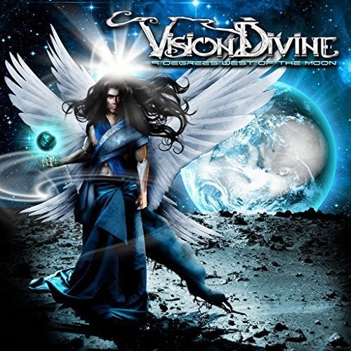 Vision Divine - 9 Degrees West of the Moon vinyl record cover