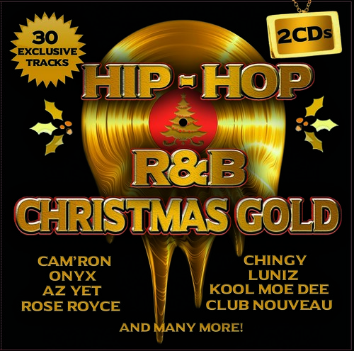 Black Santa Claus - Hip Hop & R&B Christmas / Var - Hip Hop & R&b Christmas Gold / Various vinyl record cover