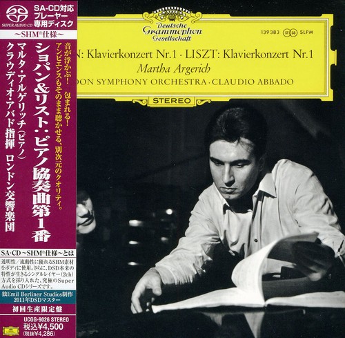 Martha Argerich - Chopin & Liszt: Piano Concertos No.1 vinyl record cover