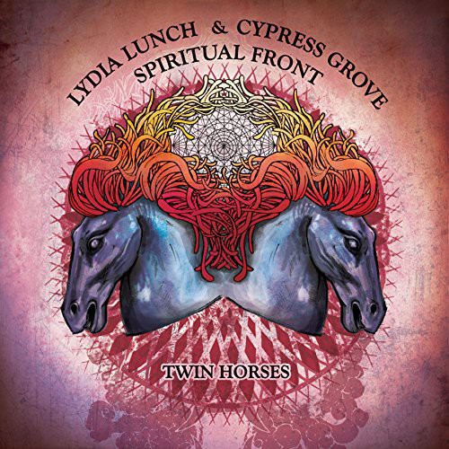 Lydia Lunch / Cypress Grove - Twin Horses vinyl record cover