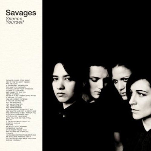 Savages - Silence Yourself vinyl record cover