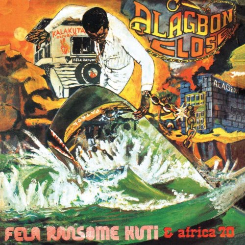 Fela Kuti - Alagbon Close / Why Black Man Dey Suffer (Uk) vinyl record cover