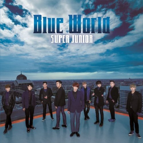 Super Junior - Blue World vinyl record cover