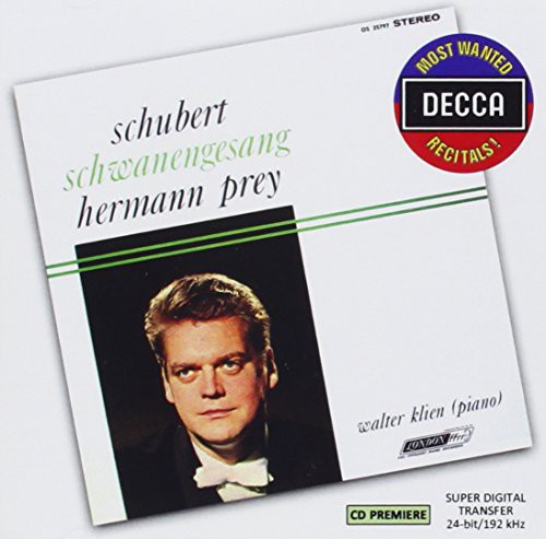 Most Wanted Recitals: Schubert - Schwsnengesang