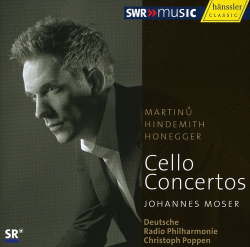 Johannes Moser - Cello Concertos vinyl record cover