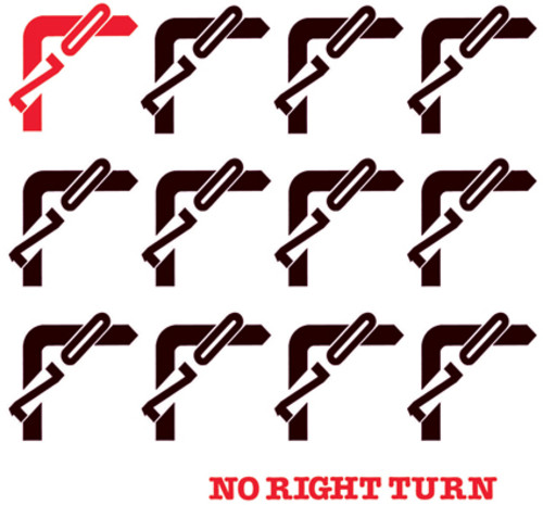 No Right Turn - No Right Turn vinyl record cover