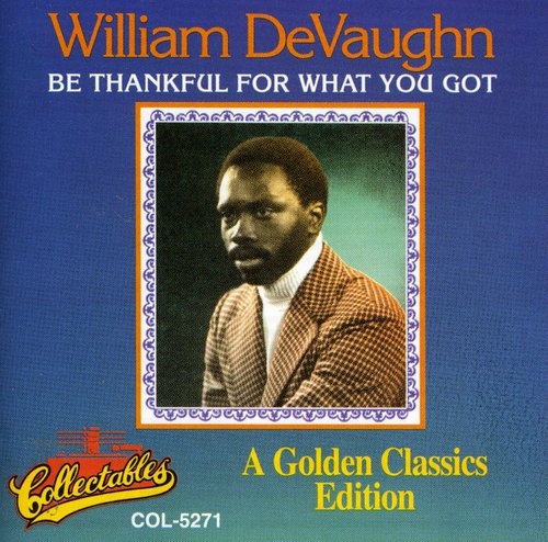 William DeVaughn - Be Thankful For What You Got (Blk) (Ofgv) (Uk) vinyl record cover