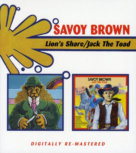 Savoy Brown - Lions Share/Jack The Toad vinyl record cover