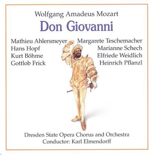 W.A. Mozart - Don Giovanni vinyl record cover