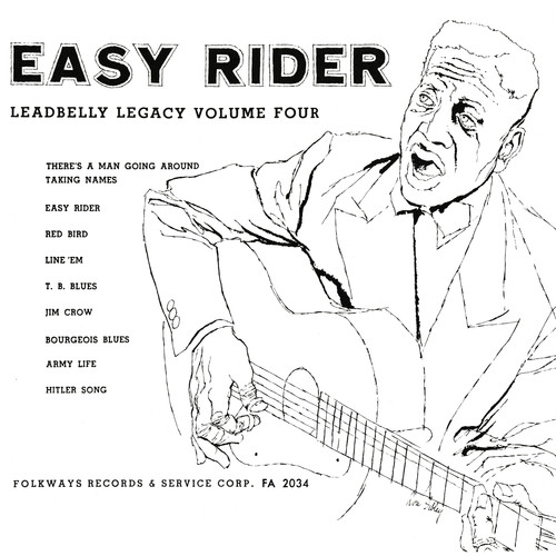 Lead Belly - Easy Rider vinyl record cover