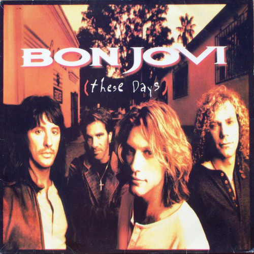 Bon Jovi - These Days vinyl record cover